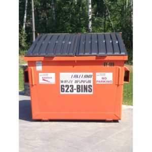 6 Cubic Yard Dumpster Bin